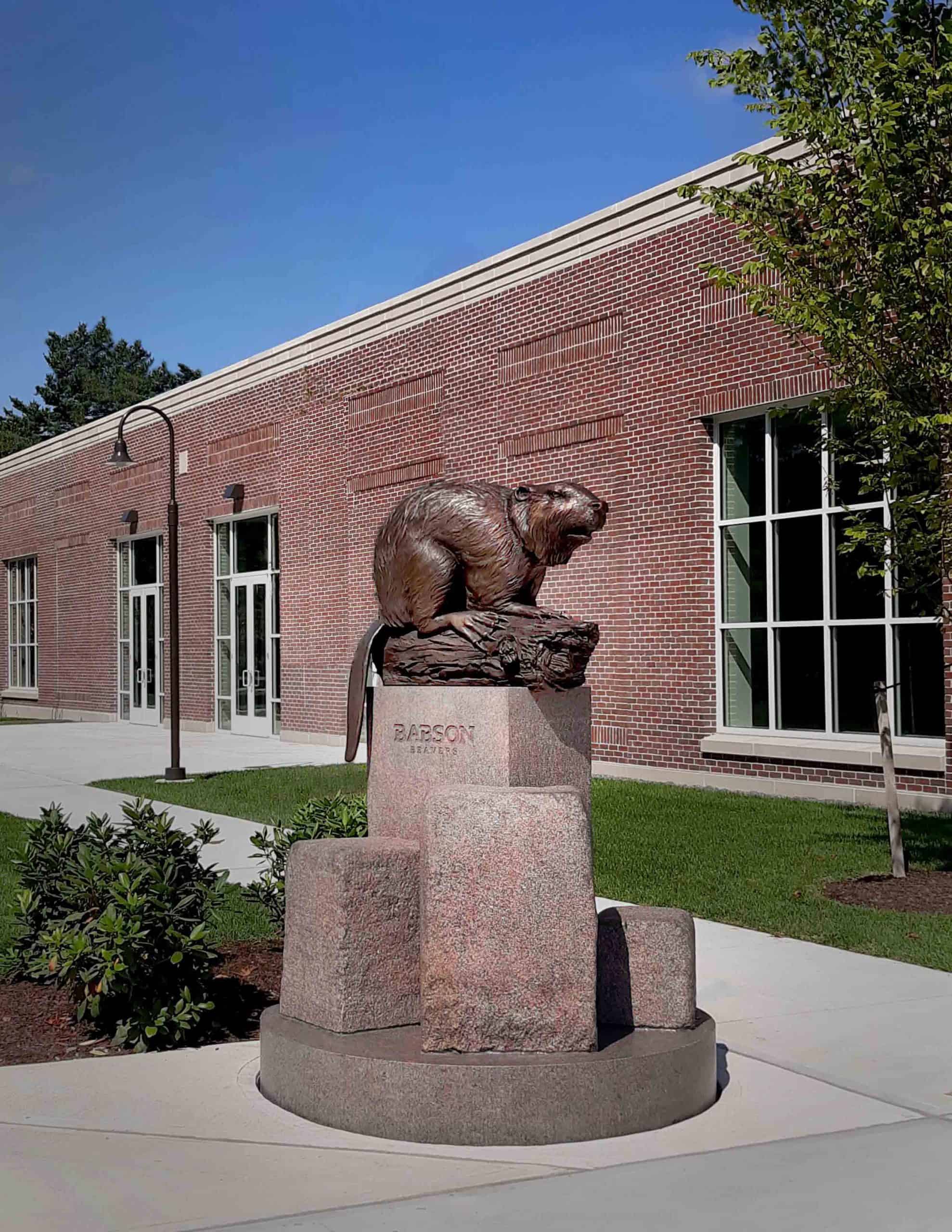 Babson College Beaver Sculpture