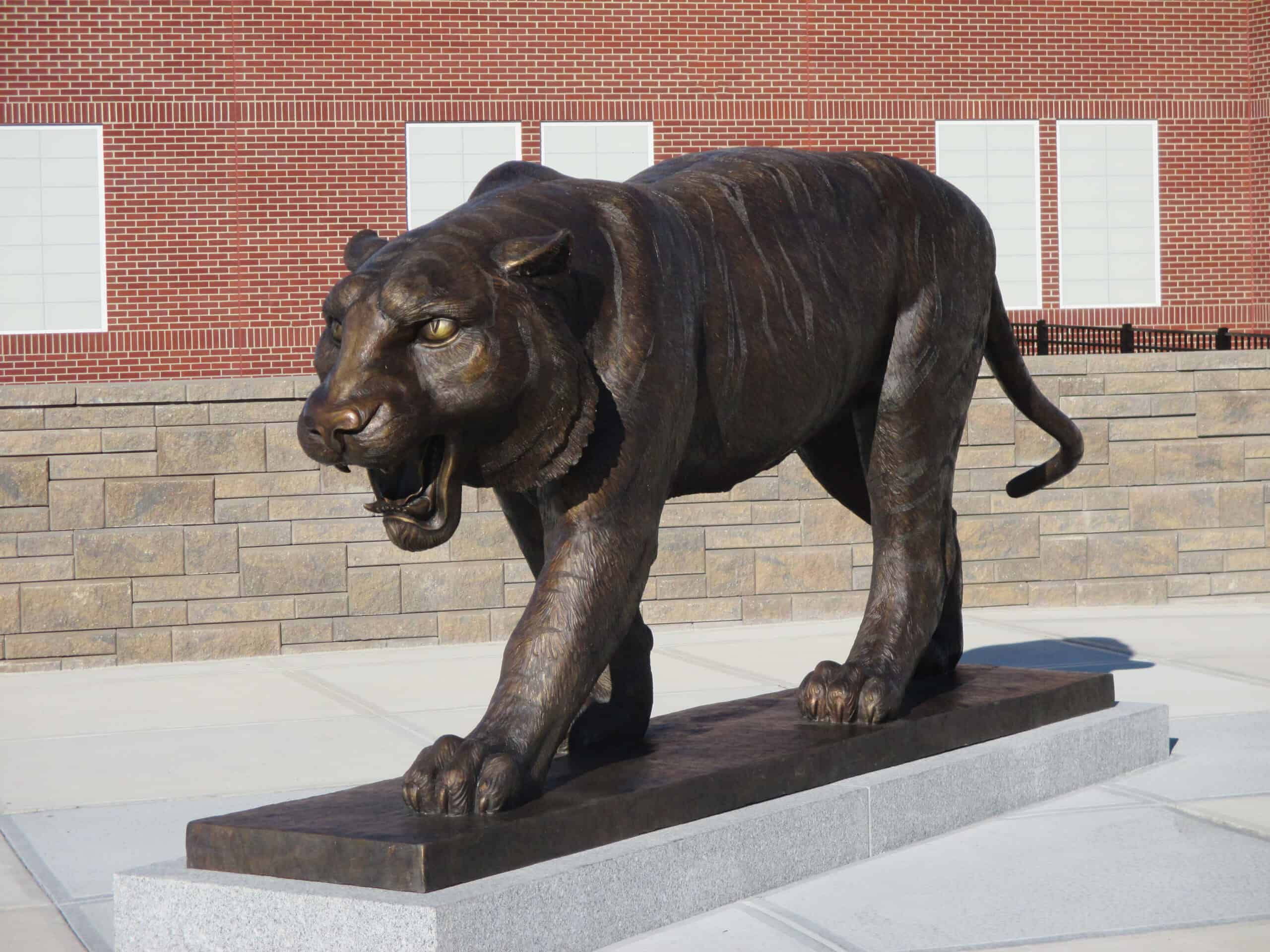 DePauw University Bengal Tiger Sculpture