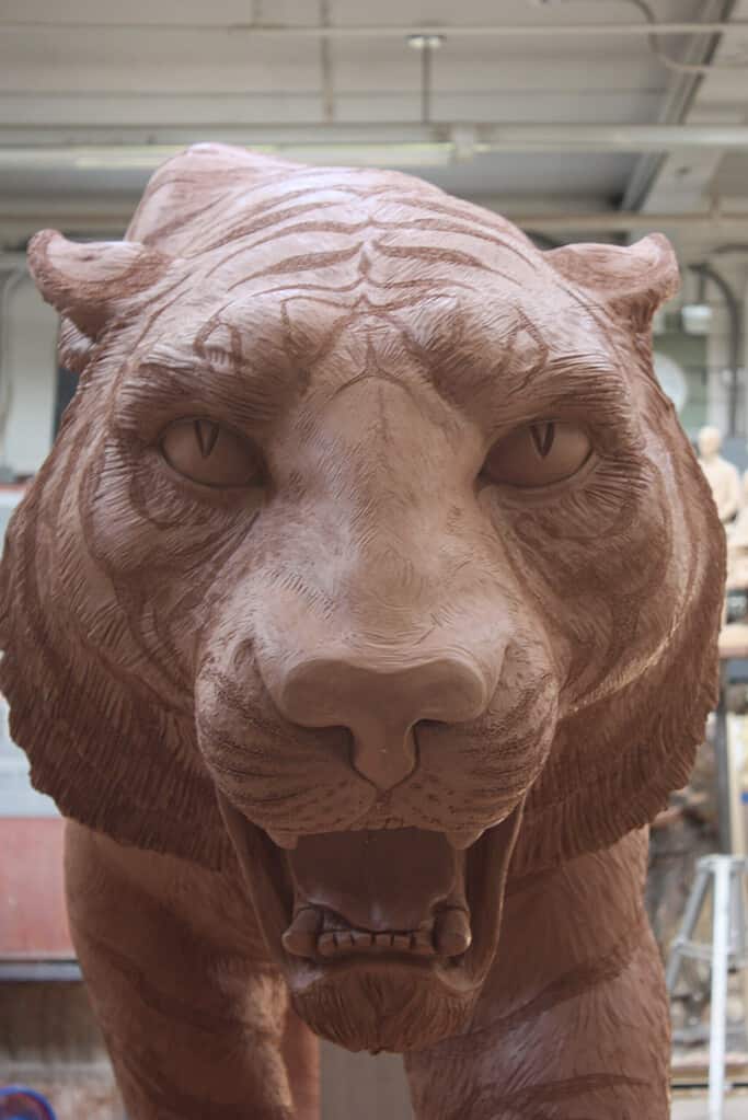 DePauw-Tiger-clay-head-IMG_8883