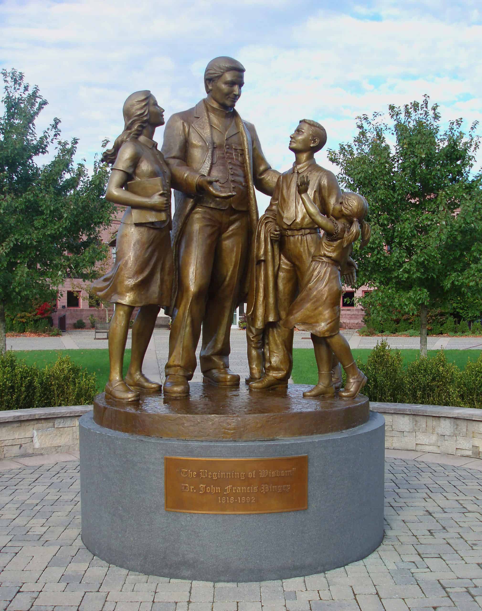 The Beginning of Wisdom- Dr. John Pingry Sculpture