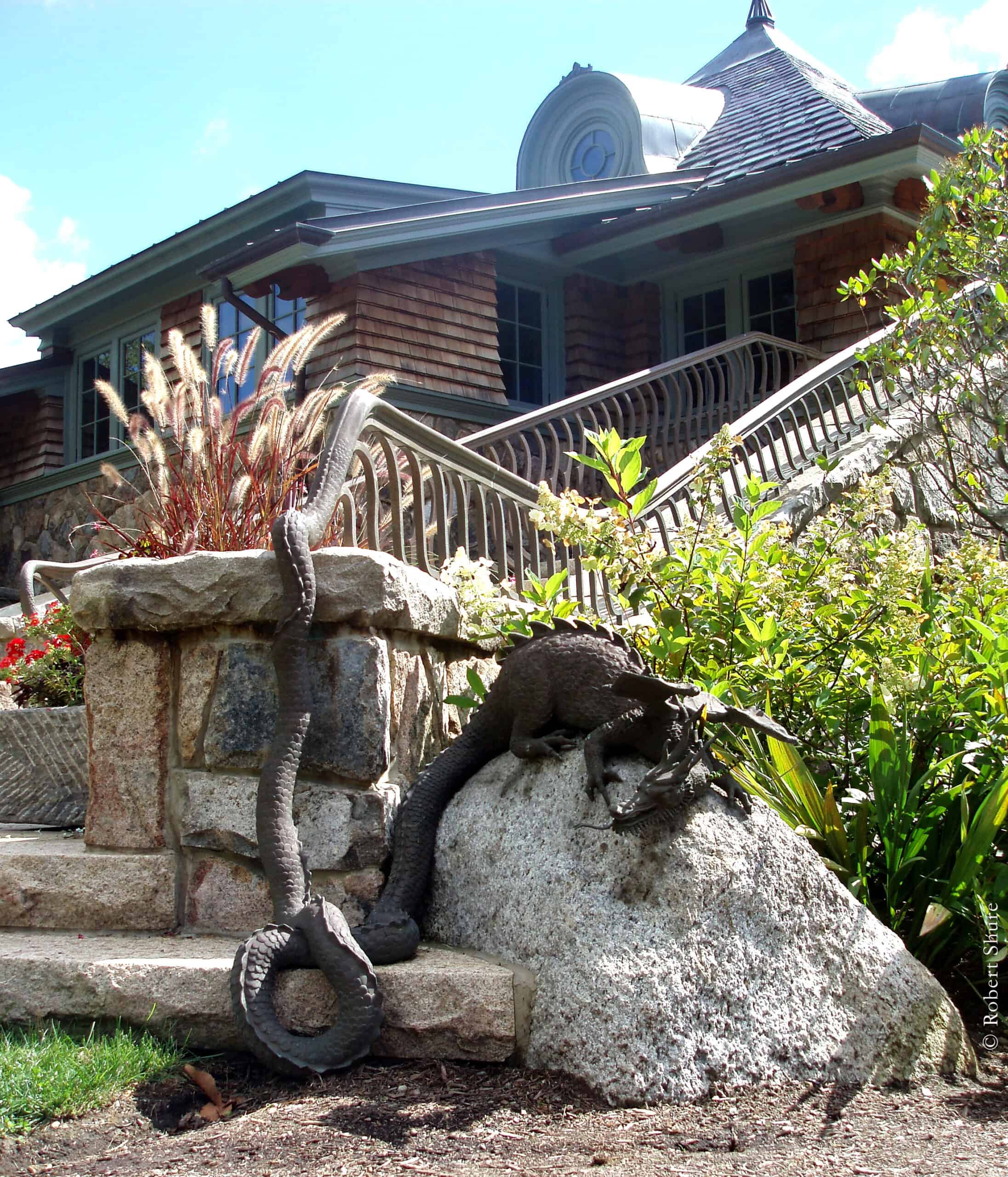Dragon Railing - Robert Shure, Sculptor