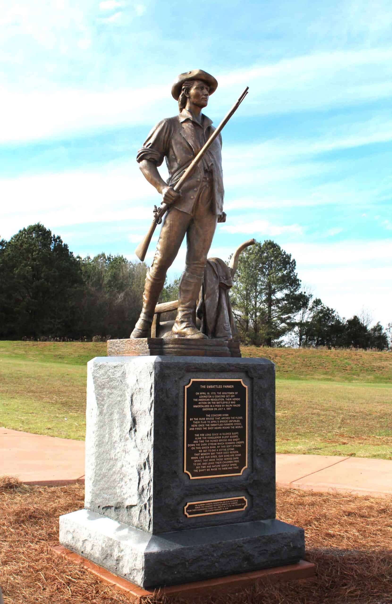 Embattled Farmer Statue