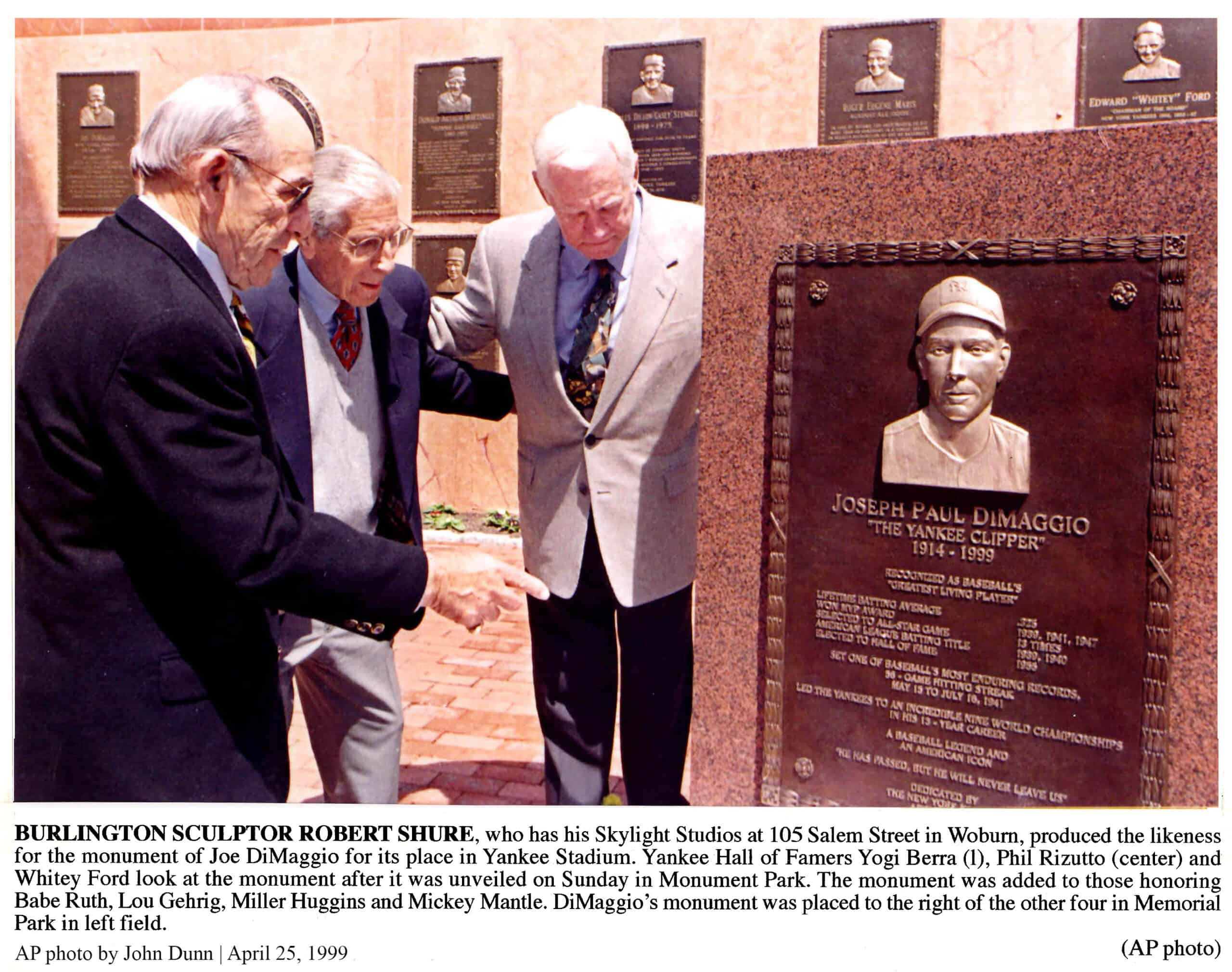 Joe DiMaggio Portrait & Memorial