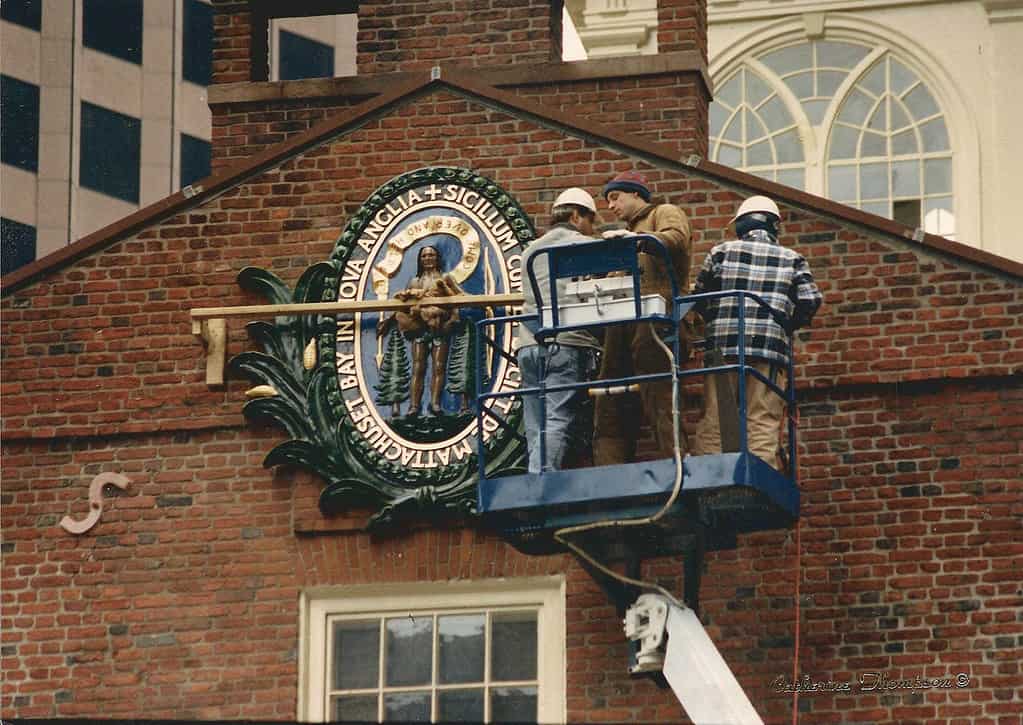 Old State House-MA Seal-Thompson