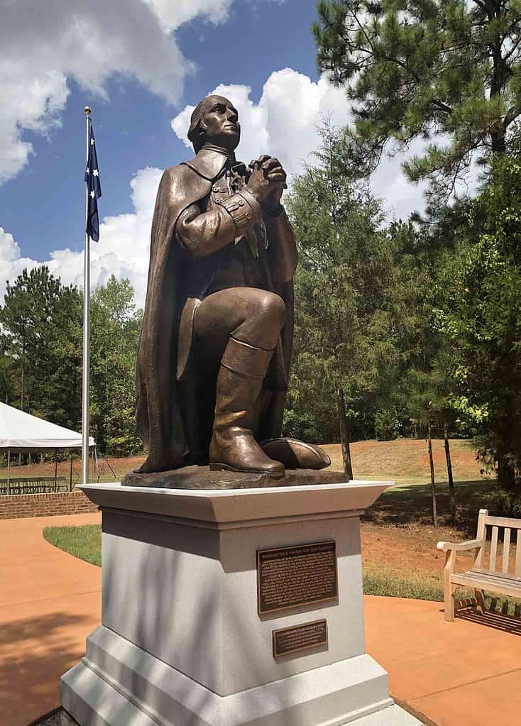 Washington Kneeling in Prayer 3