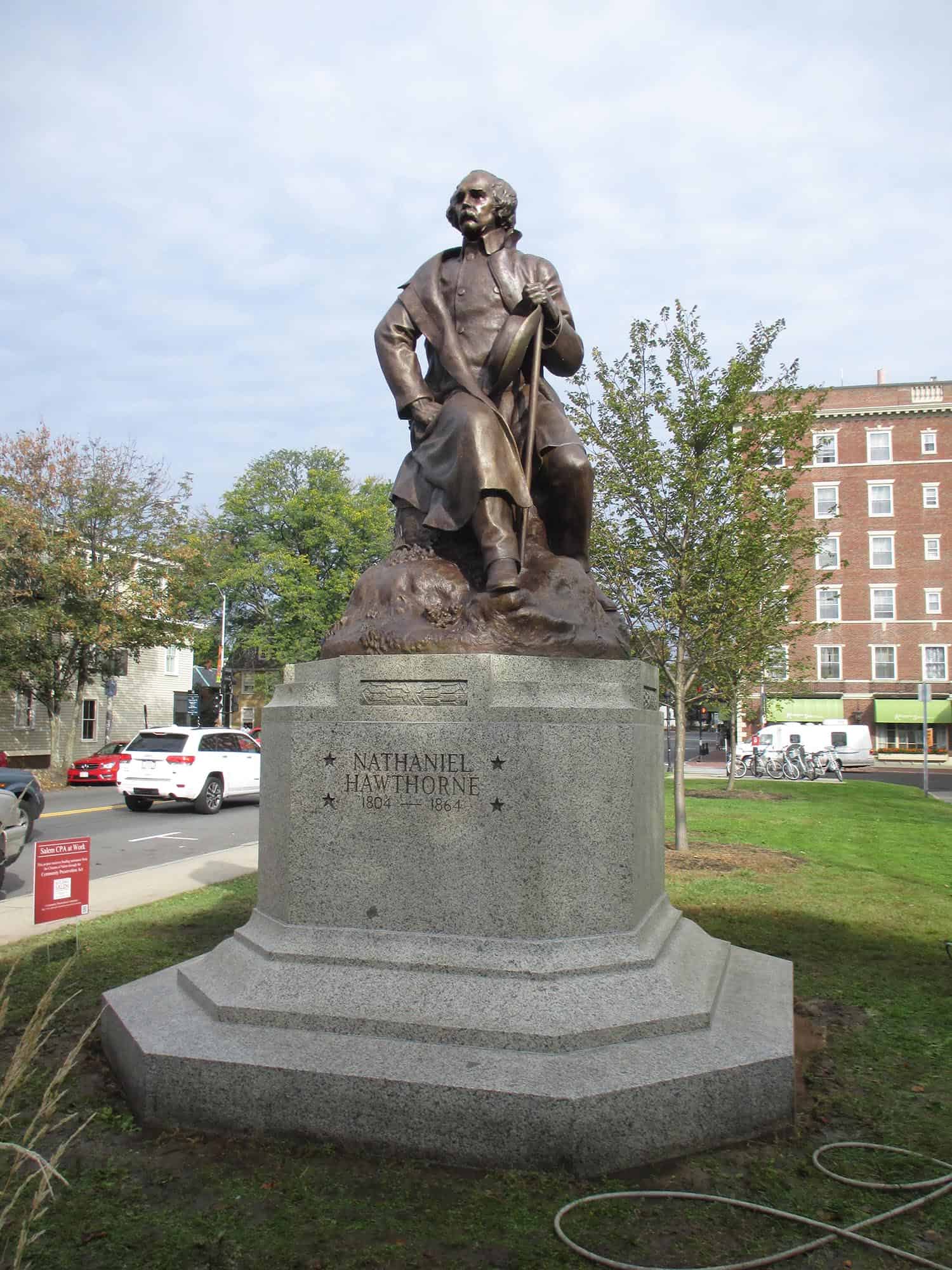 Nathaniel Hawthorne Statue Restoration Robert Shure, Sculptor